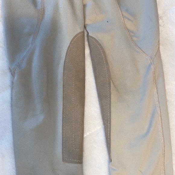 kids small kerrits leggings in tan, drawstring elastic waist. Good used cond. - Picture 5 of 6